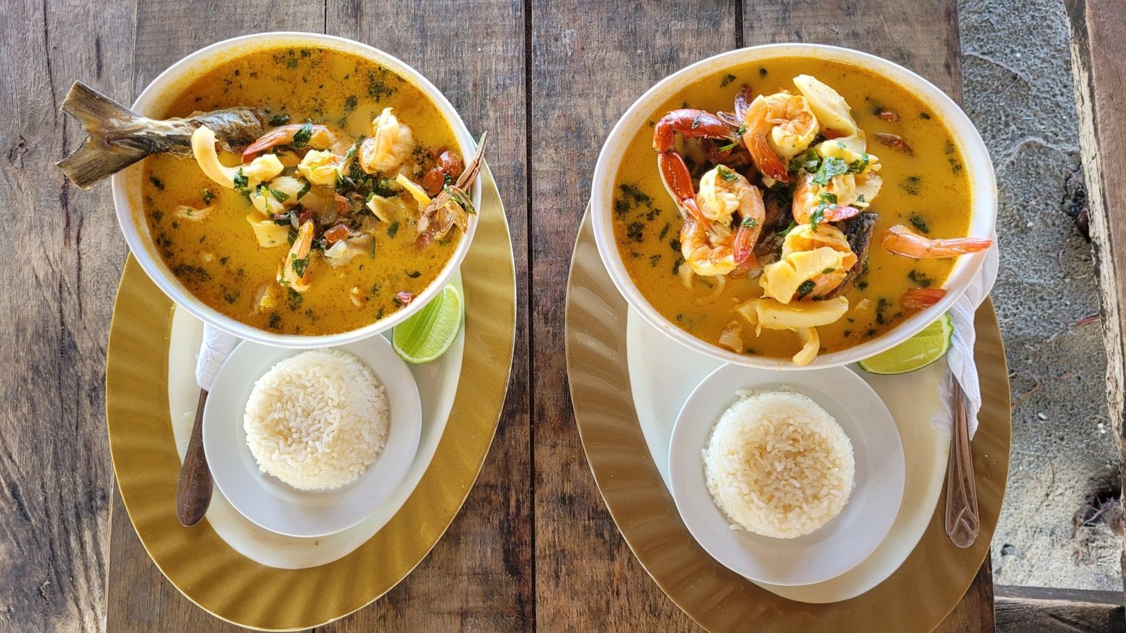 Seafood soup, Garifuna style Honduras