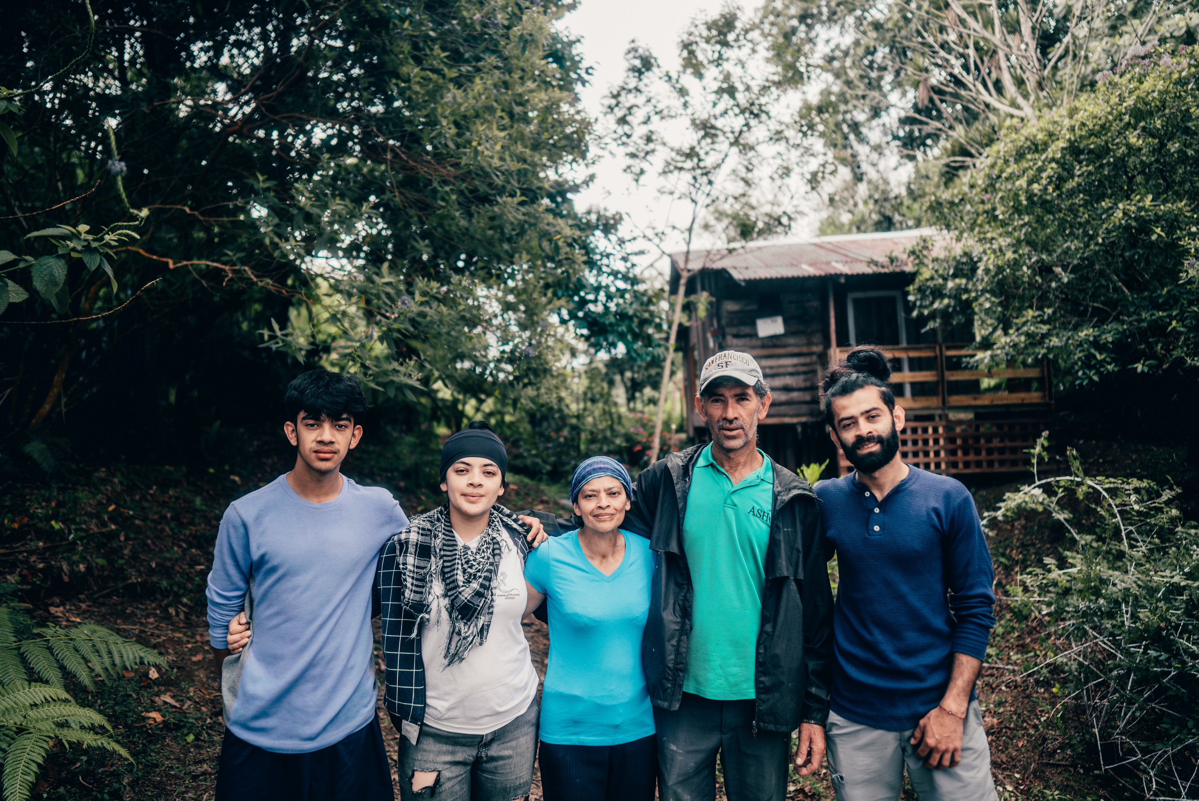 PANAMOSAB family guides at Santa Bárbara National Park